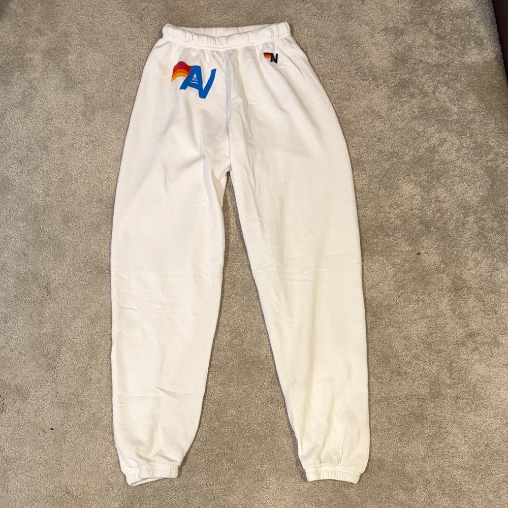 Aviator Nation white sweatpants BRAND NEW